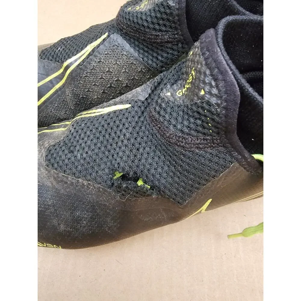 Nike Phantom Academy Artificial Grass Mens 8 Black Volt Soccer Cleats AO3258-007
